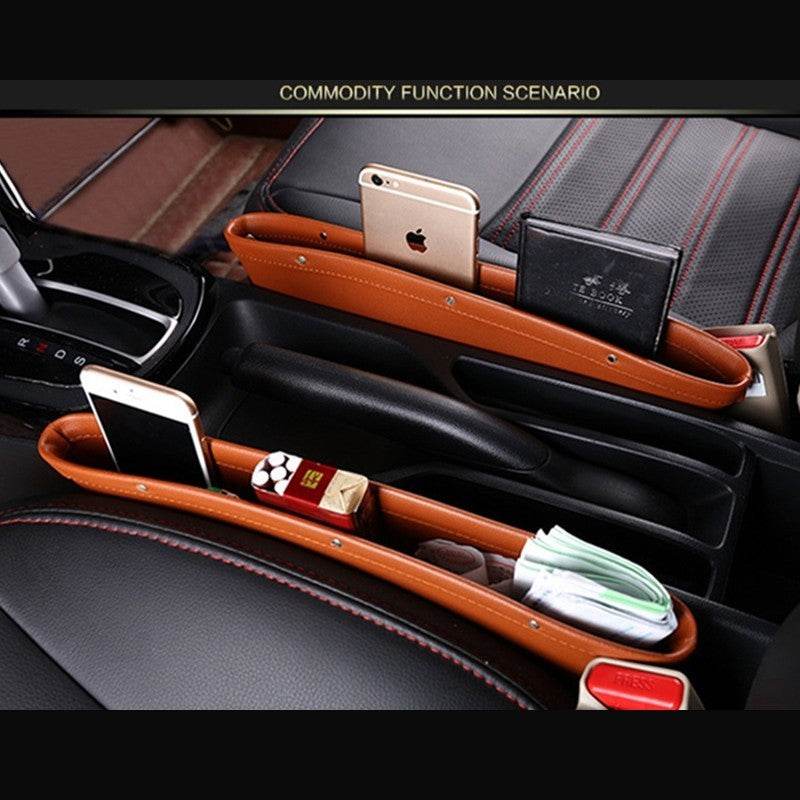 PU Leather car seat gap organizer Bag - EX-STOCK Canada