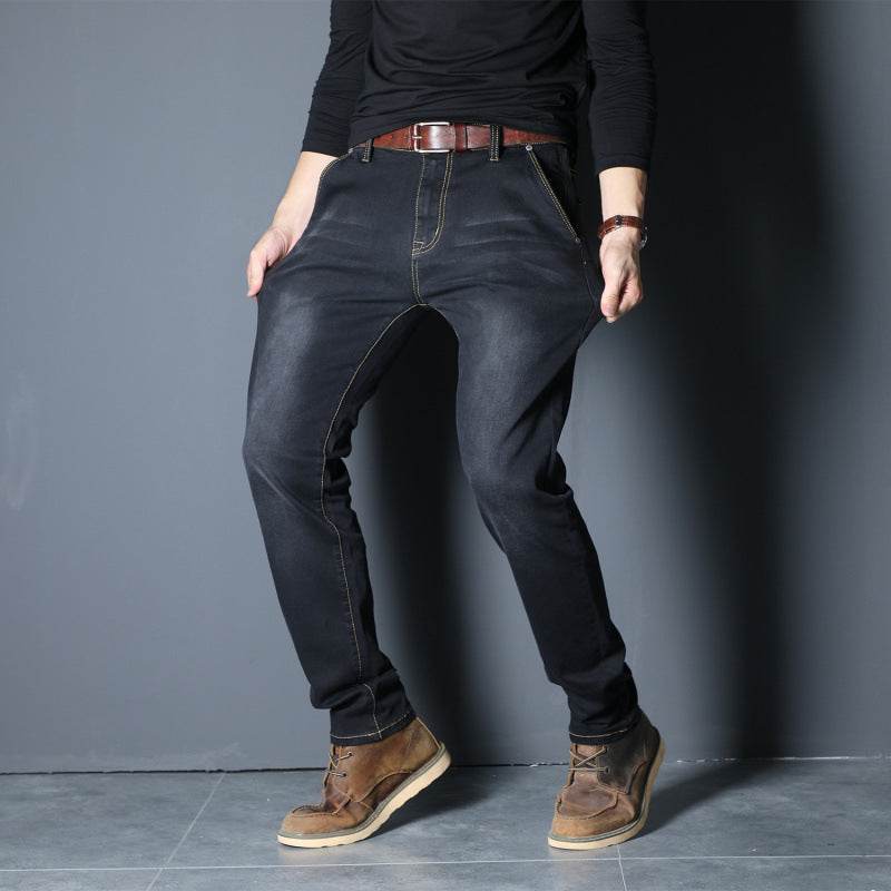 Men's denim jeans straight fitted pants - EX-STOCK Canada