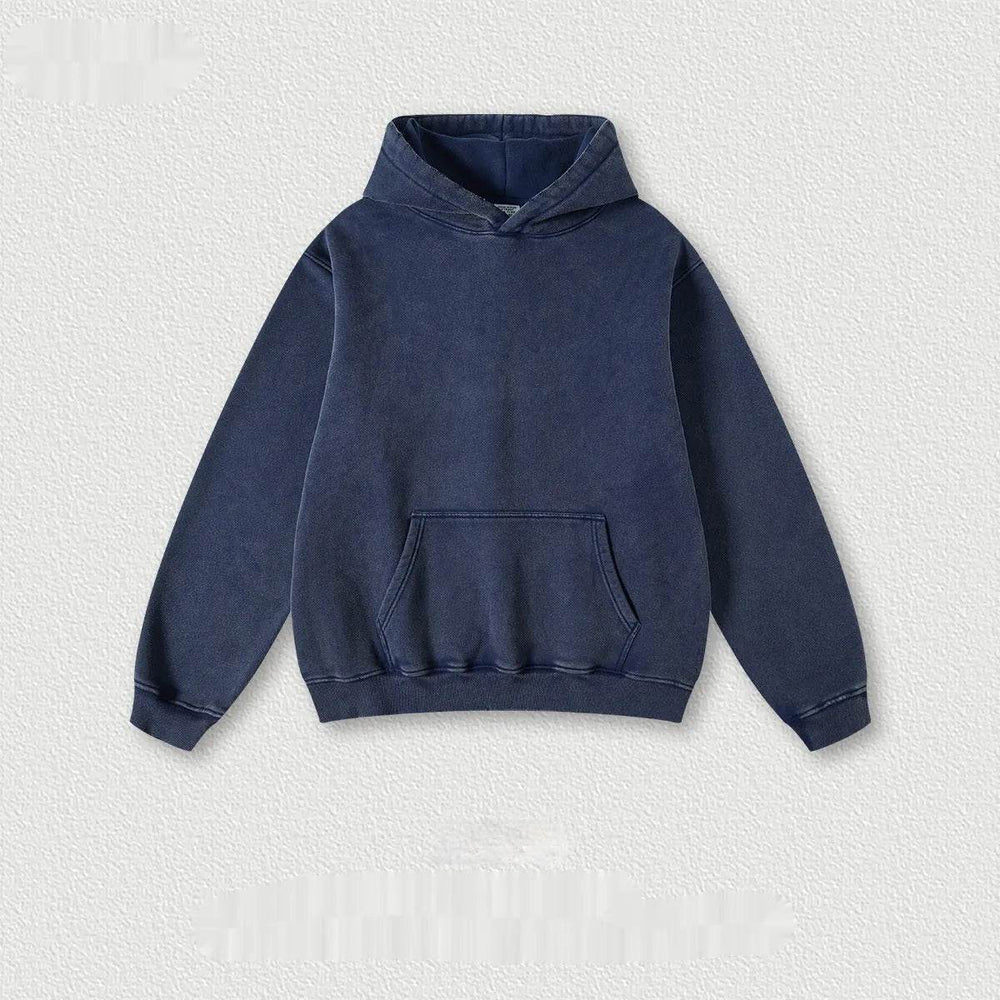 Men's Fashion Retro Velvet Hoodie Sweatshirt Pullover top - EX-STOCK Canada