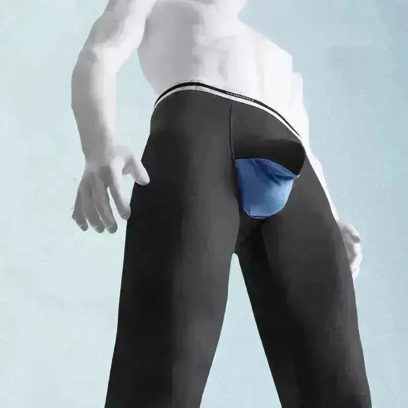 Rhinoceros Horn Big Bag Autumn Long John Pouch panties men's underwear