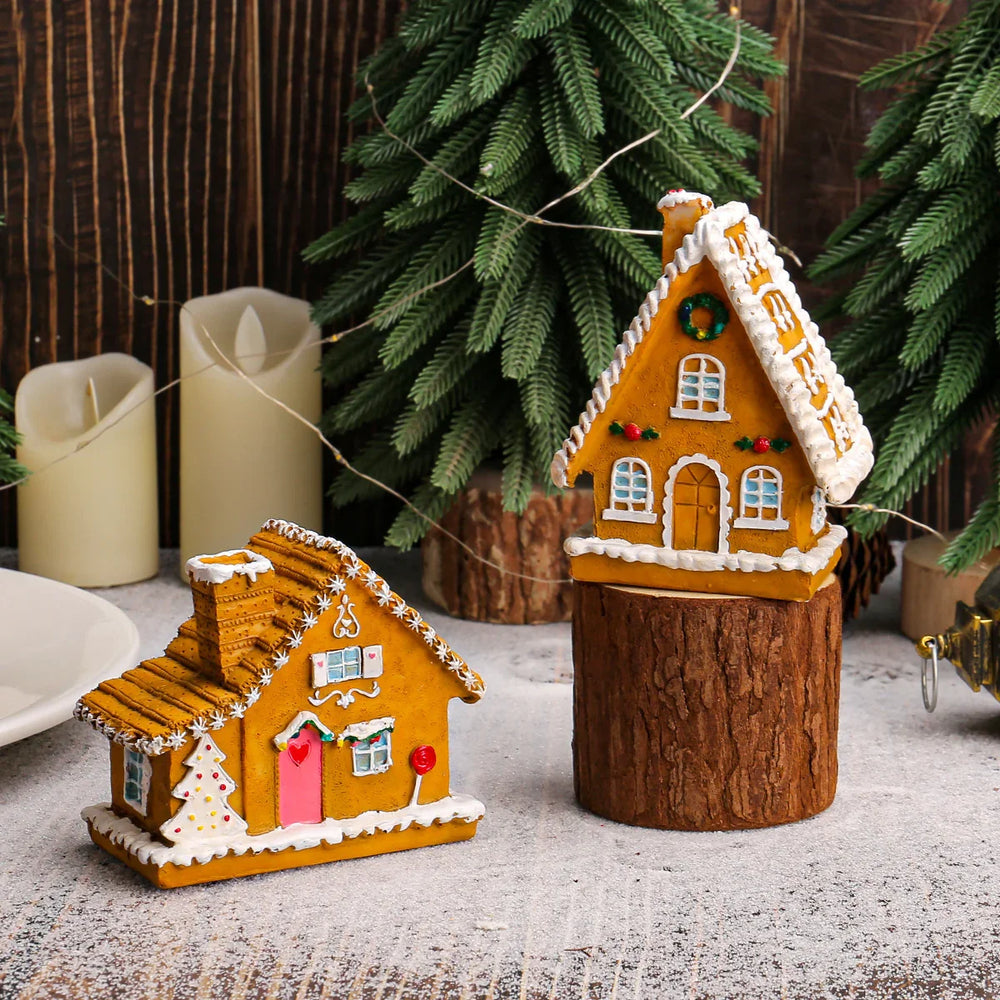 Christmas Small House Micro Landscape Luminous House Furnishings Ornaments EX-STOCK Canada