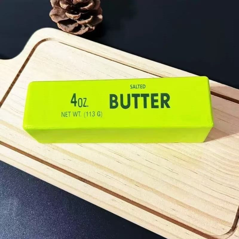Christmas Butter Stick Squishy Toy – Red & Green Slow-Rebound Foam 99