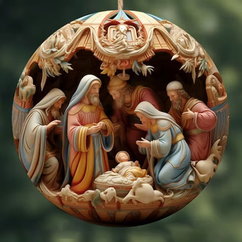 Pendentif de décoration de voiture en acrylique créatif de NoëlEX-STOCK Canada
