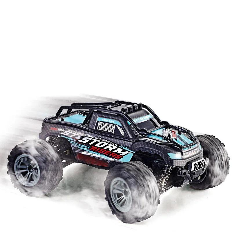 La nouvelle voiture tout-terrain télécommandée à quatre roues motrices à grande vitesse 1:16 à l'échelle réelle, voiture de course à quatre roues motricesEX-STOCK Canada