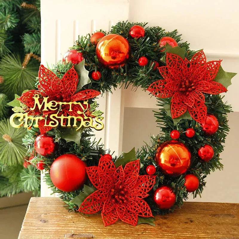 Christmas Decorations Christmas Wreath Home Decor For Home Garden Decorations Mall Door Decoration - EX-STOCK Canada