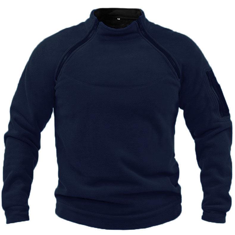 Stand Collar Men's Sweater Warm And Loose Solid Color Clothing EX-STOCK Canada