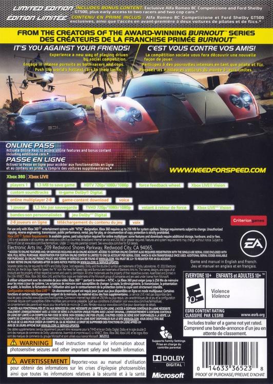 NEED FOR SPEED - INSEGUIMENTO FOCOSO