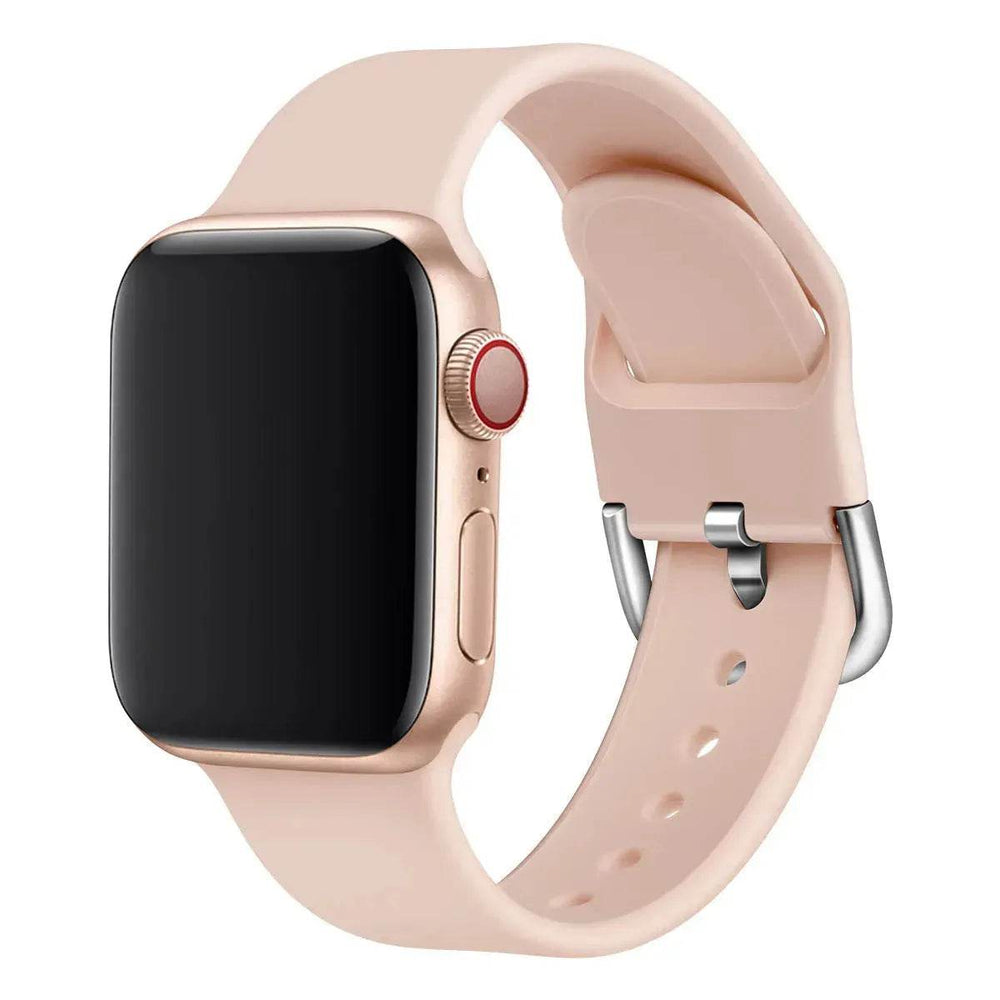 Watch strap solid color silicone watch buckle strap - EX-STOCK Canada
