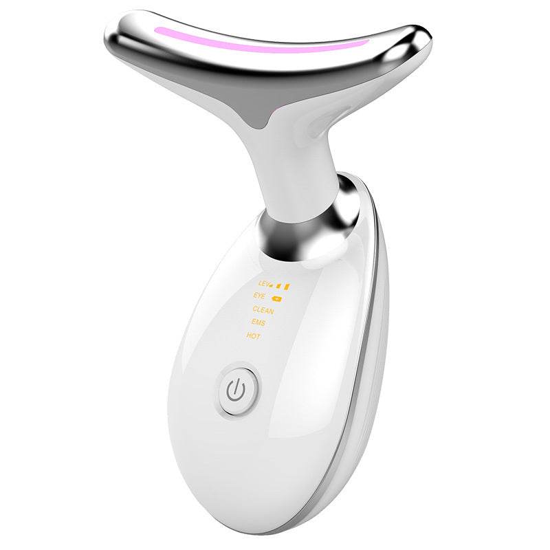 LED neck beauty device - Photon Therapy Neck Beauty Anti Wrinkle Machine EMS Tighten Massager - EX-STOCK Canada