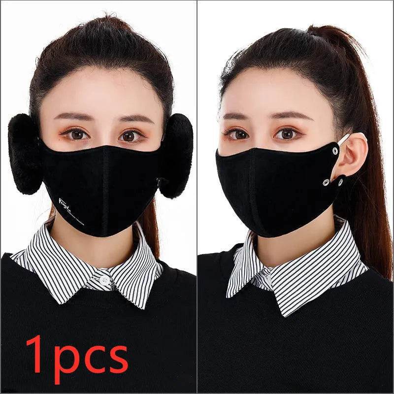 Winter detachable two-in-one warm mask earmuffs - EX-STOCK Canada
