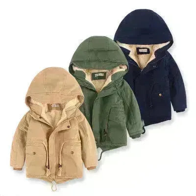 Niños Chaqueta de invierno a prueba de viento de Cashmere Capkmere Niños