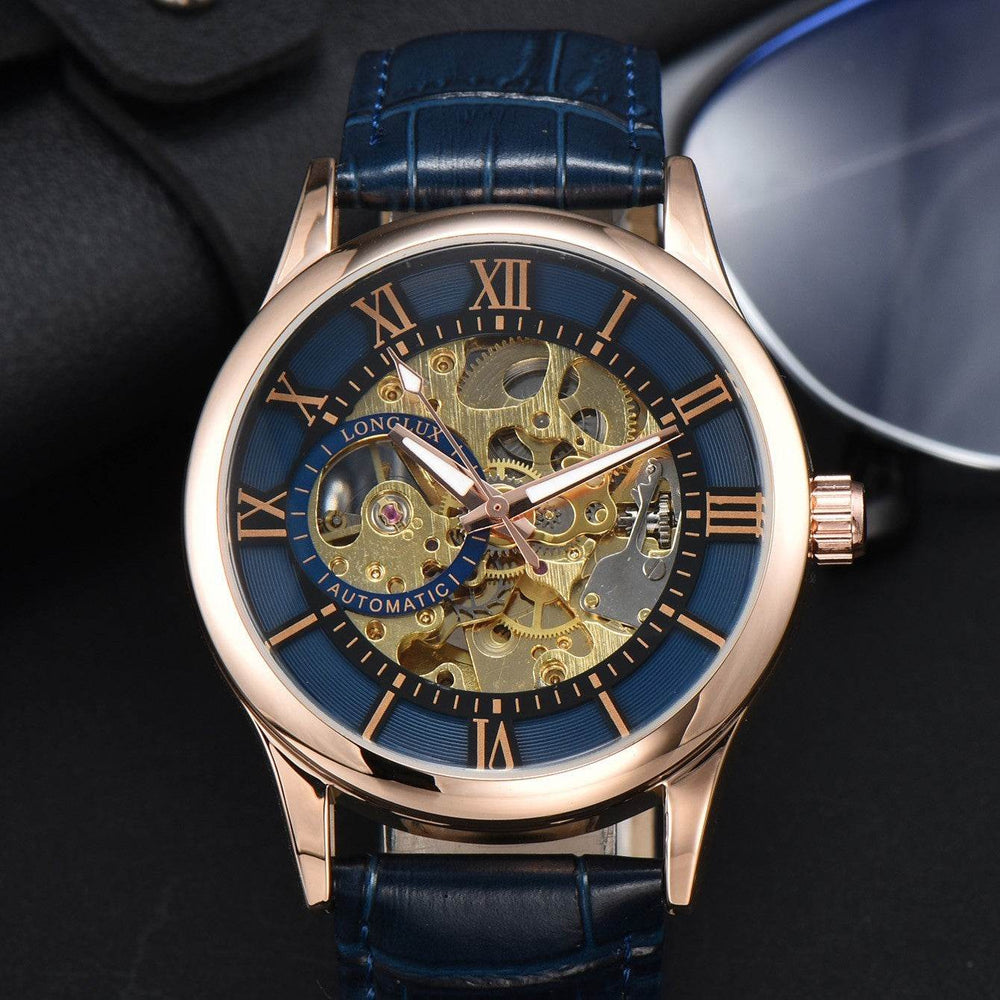 Men's Mechanical Watch Roman Scale Waterproof Fashion Business - EX-STOCK Canada