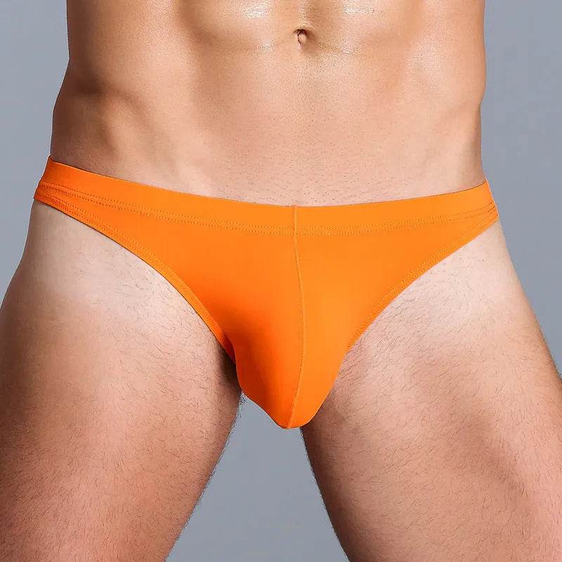 Low Waist Ice silk Elastic men's briefs underwear pant for men - EX-STOCK Canada