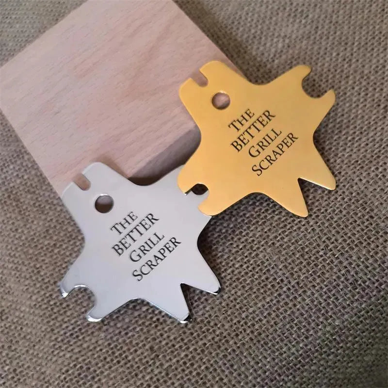 Stainless steel barbecue Grill scraper - EX-STOCK CANADA