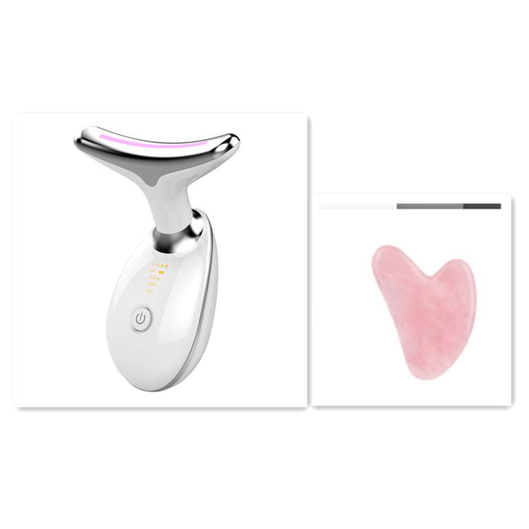 LED neck beauty device - Photon Therapy Neck Beauty Anti Wrinkle Machine EMS Tighten Massager - EX-STOCK Canada