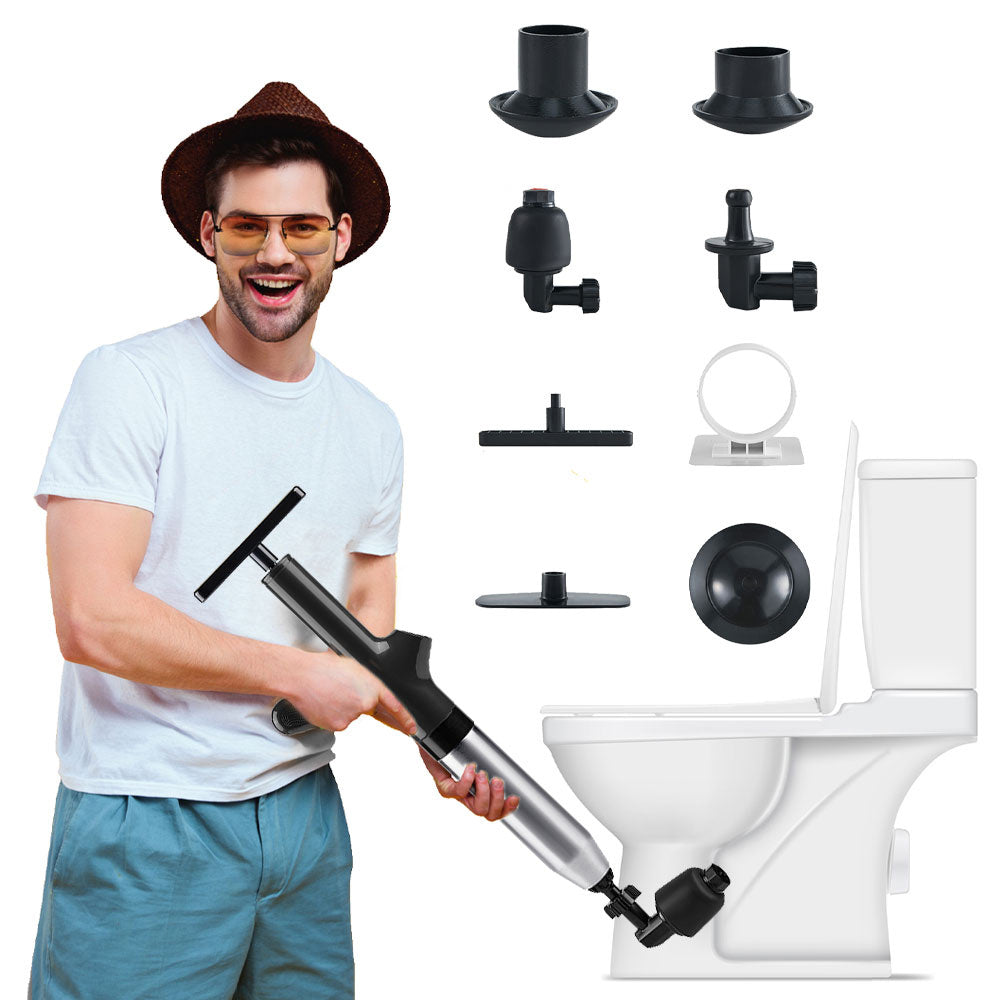 High Pressure Air Toilet Unclogged For Toilets, Bathroom Floors, Sinks, And Pipe Blockages EX-STOCK