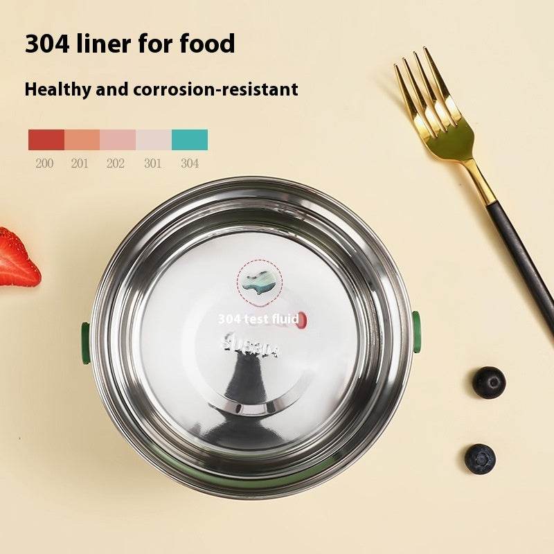 2 layer 304 Stainless Steel Thermal Insulated Lunch Container - EX-STOCK Canada