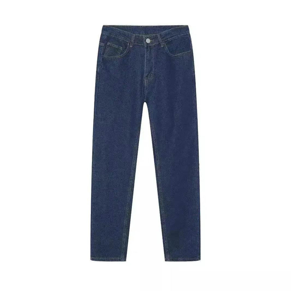 Stretch Denim Men's Pants Skinny Mid Waist jeans men work jeans for men Slim fit Denim pant for men skinny stretchy Denim jeans pant - EX-STOCK Canada