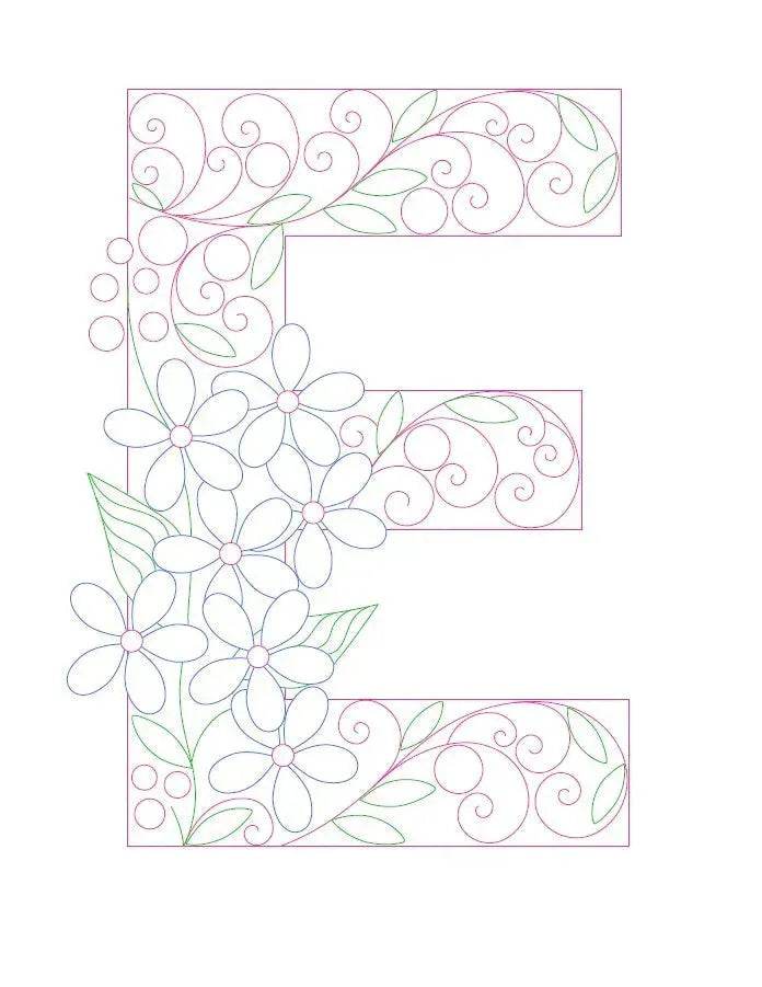 Paper Filigree Painting Kit - Letters - EX-STOCK Canada