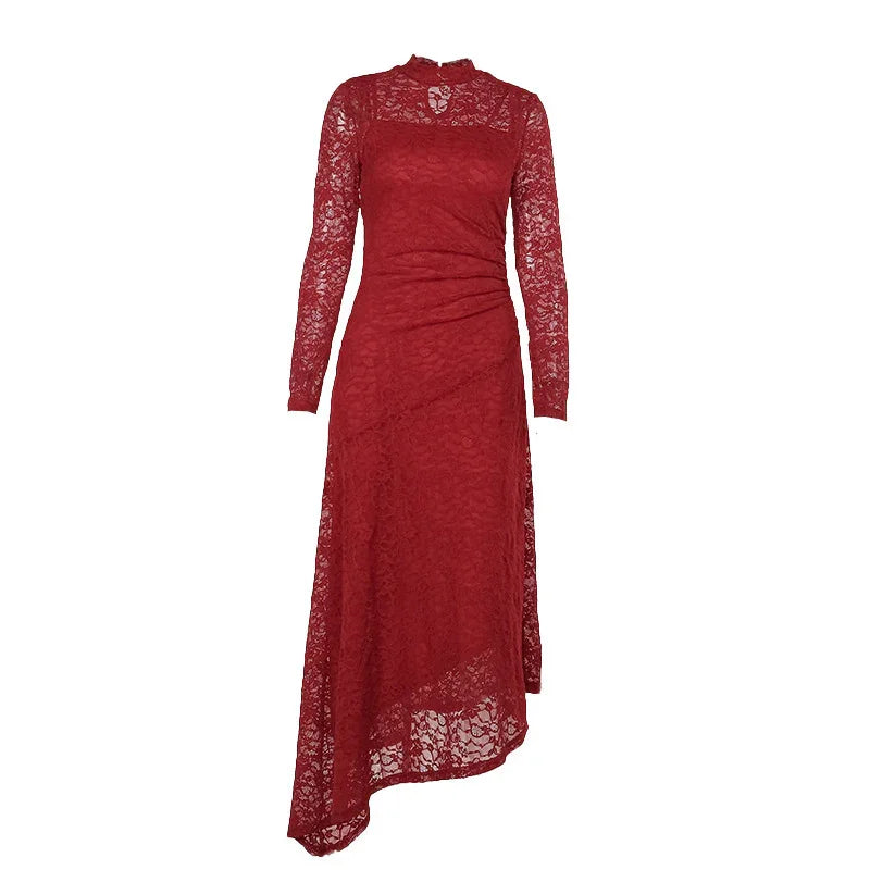 Lace Long Sleeve Dress Plus Suspenders For Women EX-STOCK Canada