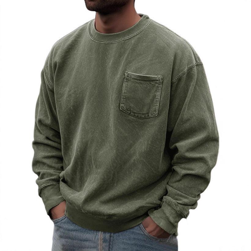 Herrenpullover Rundhals LangarmpulloverEX-STOCK Canada