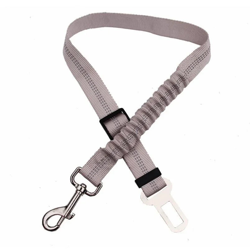 Adjustable Dog Seat Belt Dog Car Seatbelt Harness Leads Elastic Reflective Safety Rope EX-STOCK Canada