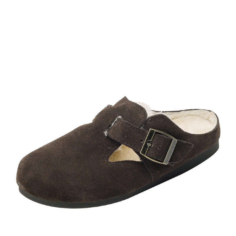 Women's Plush Winter Shoes With Genuine Leather | EX-STOCK product gallery photo 4