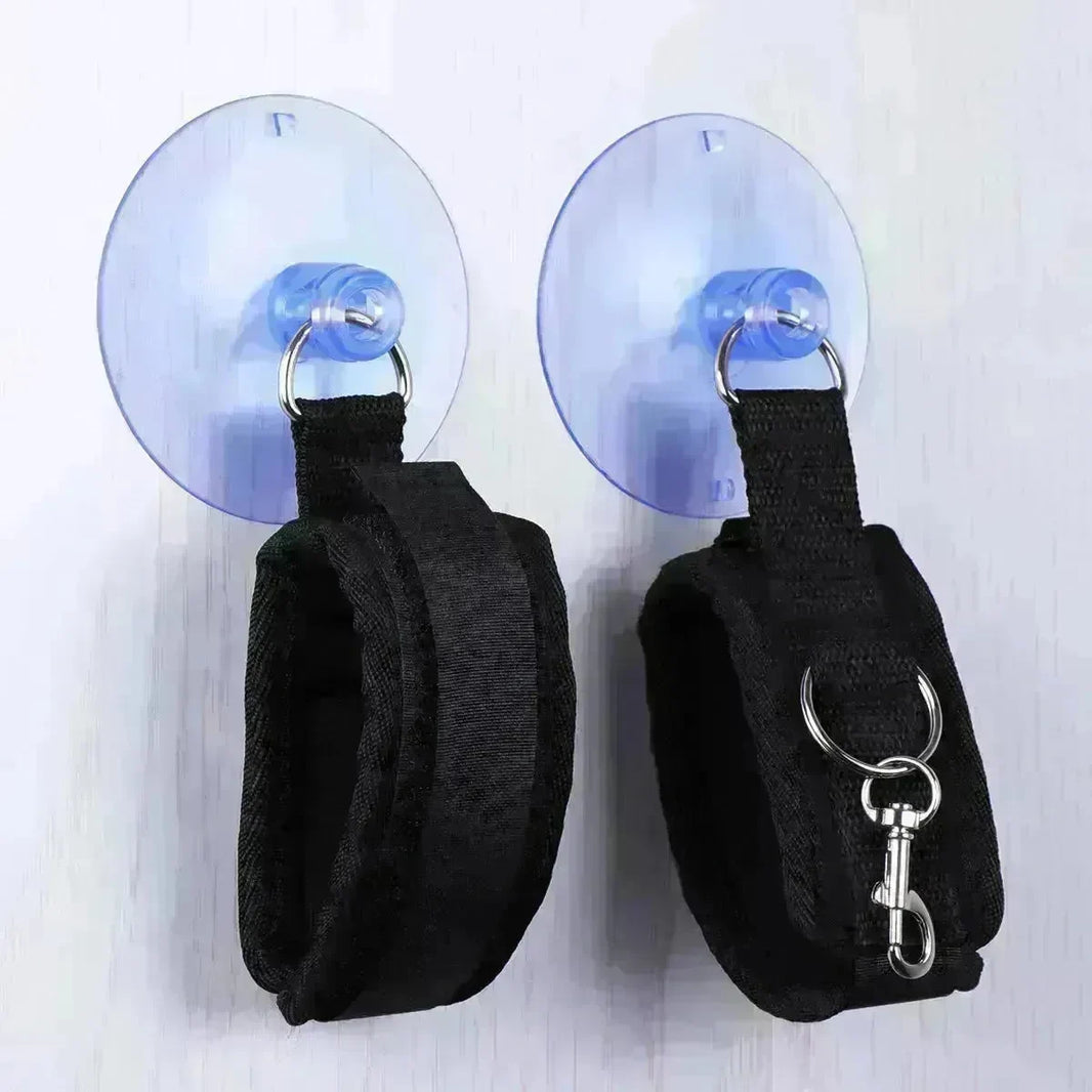 BDSM Bondage Restraint Sex Handcuff and Ankle cuff with Suction Cup - EX-STOCK CANADA