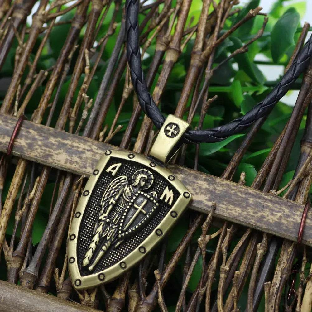 Saint Michael Archangel Pendant Necklace for men - EX-STOCK Canada