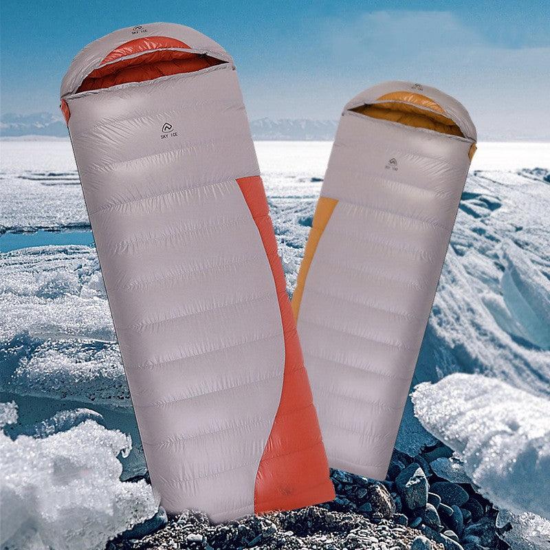 Saco de dormir de plumas en forma de sobre para acampar al aire libreEX-STOCK Canada