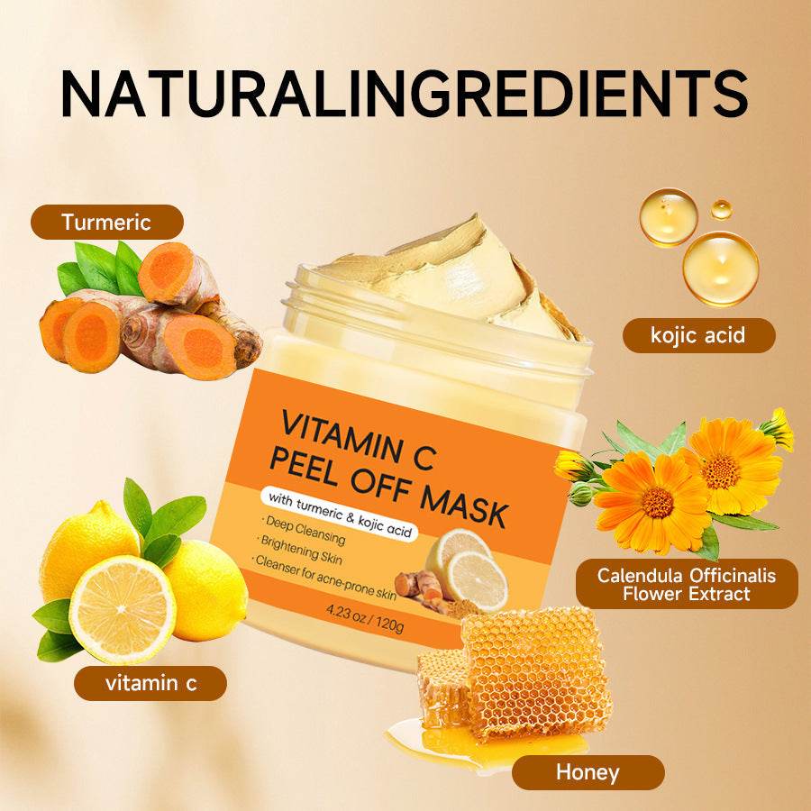Vitamin C peel Off Face Mask Brightening Mask - EX-STOCK Canada