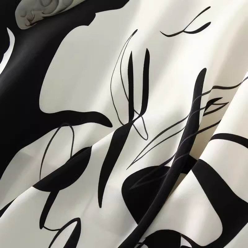 Summer New High Waist High-end Figure Flattering A- Line Flared Vintage Midi Skirt - EX-STOCK Canada