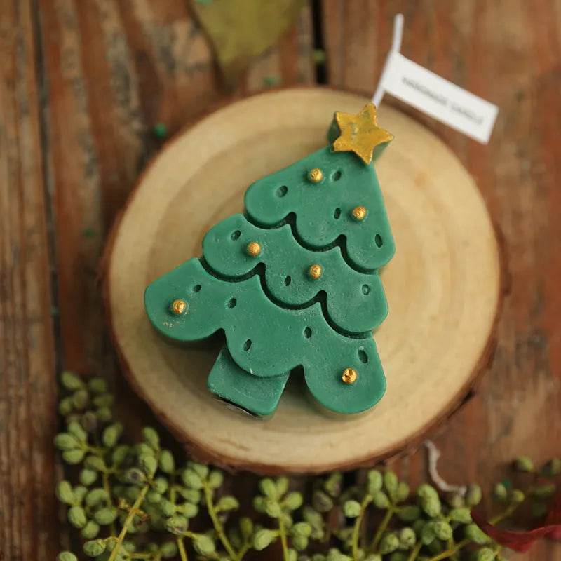 Christmas Tree Silicone Molds For DIY Christmas Creative Atmosphere Decoration Handmade Fragrant Candles - EX-STOCK Canada