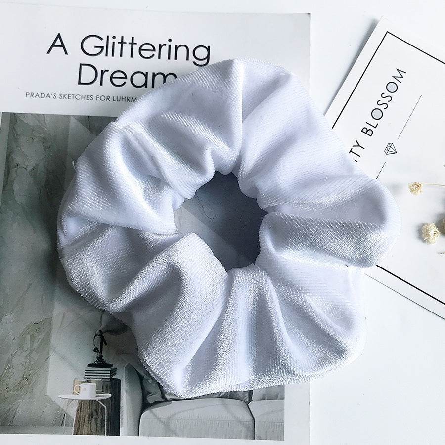 Fashion Velvet Scrunchies for Hair Ponytail Holder - EX-STOCK Canada