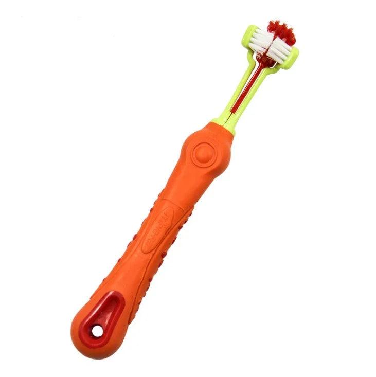 Three Sided Pet Toothbrush Dog Brush Bad Breath Tartar Teeth Care EX-STOCK Canada