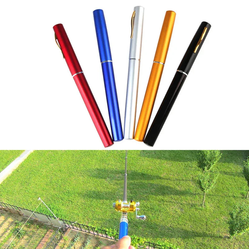 1 meters foreign trade Mini fishing rod, cross border Amazon WISH portable pen fishing rod Fishing Rod A EX-STOCK Canada