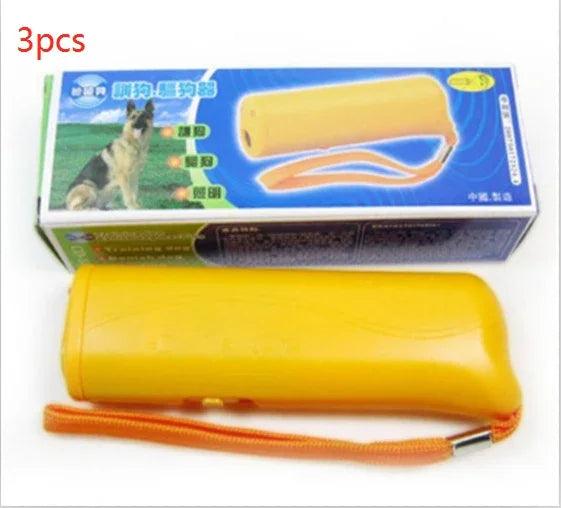 3-in-1 Anti Barking Dog Training Device Ultrasonic Dog Training Repeller LED Flashlight EX-STOCK Canada