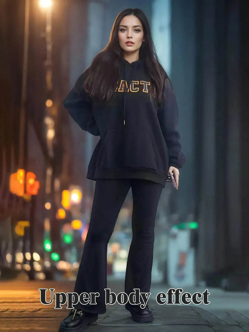 Fashionable Solid Color Long Sleeved Printed Unisex Hoodie - EX-STOCK Canada