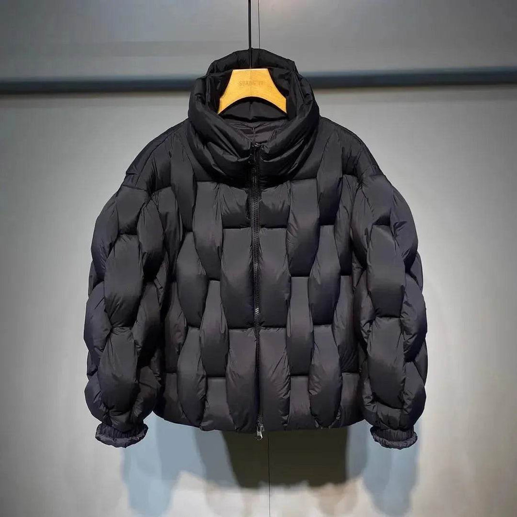 Men's Winter Cotton Thick Warm Puffer Jacket Street Hip pop style - EX-STOCK Canada