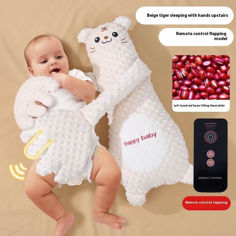 Oreiller Épuisant pour Bébé Contrôlé à Distance à Main Apaisant pour le Sommeil du Bébé Peluche Cartoon Confort pour Tout-PetitEX-STOCK Canada