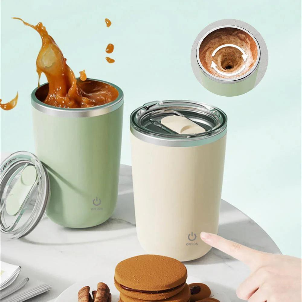 350ml Automatic Self Stirring Mug Coffee Milk Juice Mixing Cup Electric Stainless Steel Lazy Rotating Mug Magnetic Stirring Cup Kitchen Gadgets EX-STOCK Canada