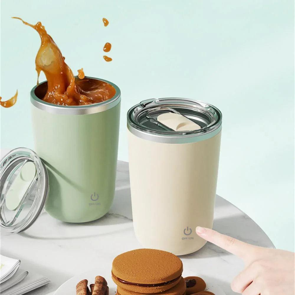 350ml Automatic Self Stirring Mug Coffee Milk Juice Mixing Cup Electric Stainless Steel Lazy Rotating Mug Magnetic Stirring Cup Kitchen Gadgets EX-STOCK Canada