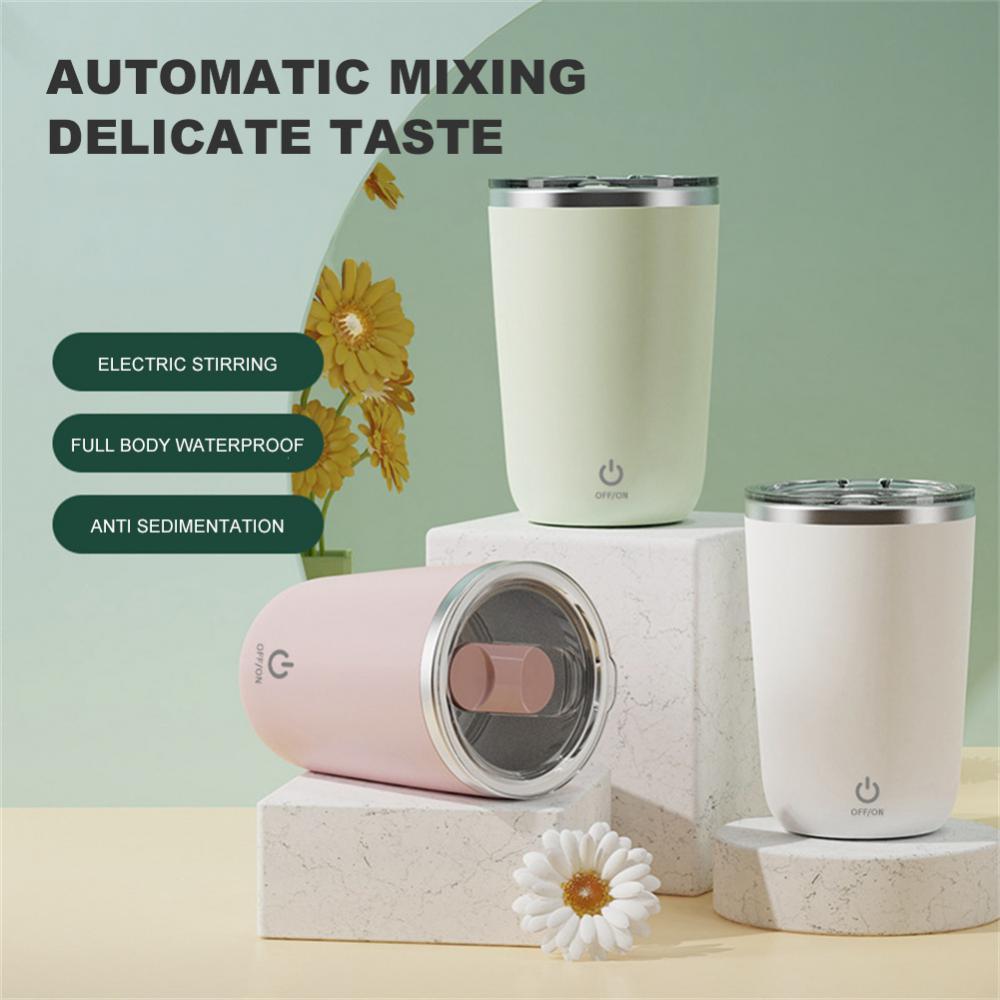 350ml Automatic Self Stirring Mug Coffee Milk Juice Mixing Cup Electric Stainless Steel Lazy Rotating Mug Magnetic Stirring Cup Kitchen Gadgets EX-STOCK Canada