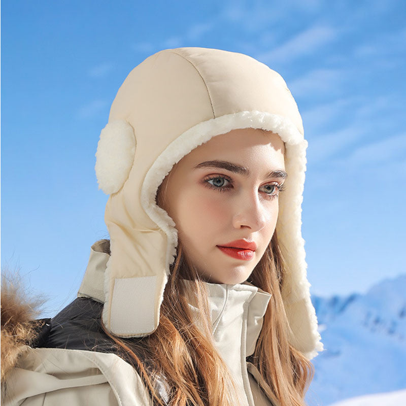 Down Plush Hat For Women Cycling Windproof Waterproof Ear Protection Warm Fashion Hats Winter Thicken Caps EX-STOCK Canada