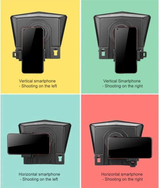 Téléprompteur portable pour petit téléphone portableEX-STOCK Canada