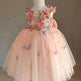 Children's Handmade Flower Fashion Special Dress Princess Ball Gown Dress Birthday Photoshoot Dress for girls Party dress for kids - EX-STOCK Canada