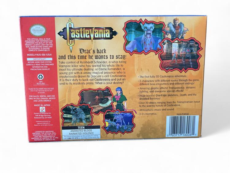Castlevania for Nintendo 64