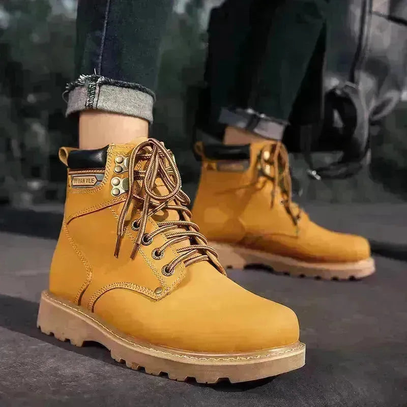 Bottes d'outillage d'hiver de mode Mente de sécurité non glissante Boot de sécurité