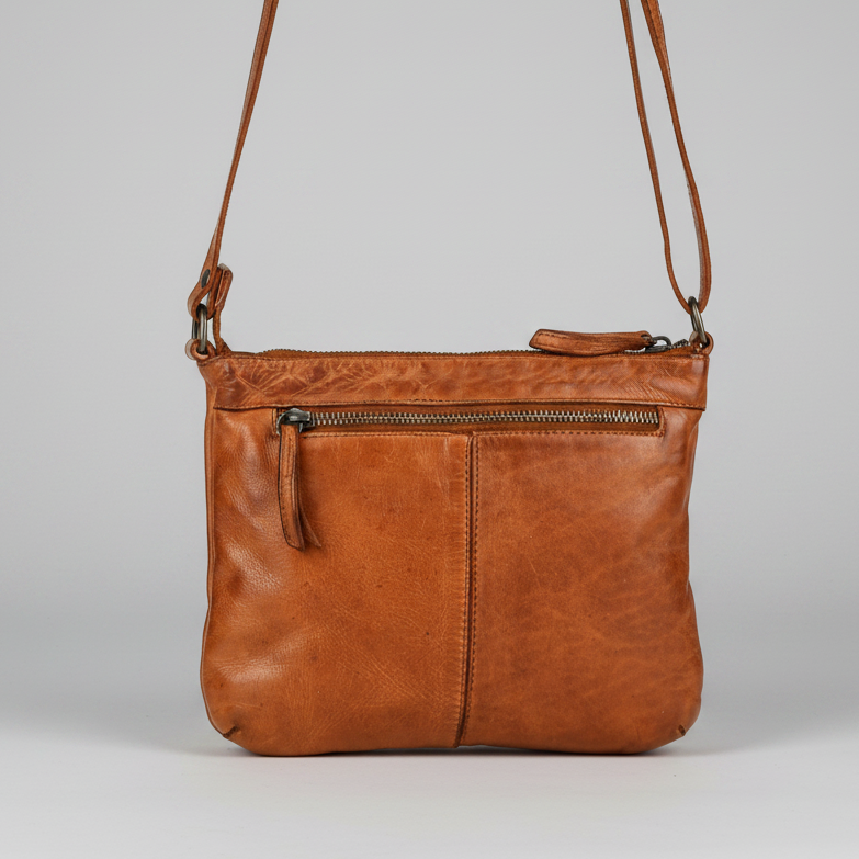 Bolso cruzado de cuero MET V Stitch
