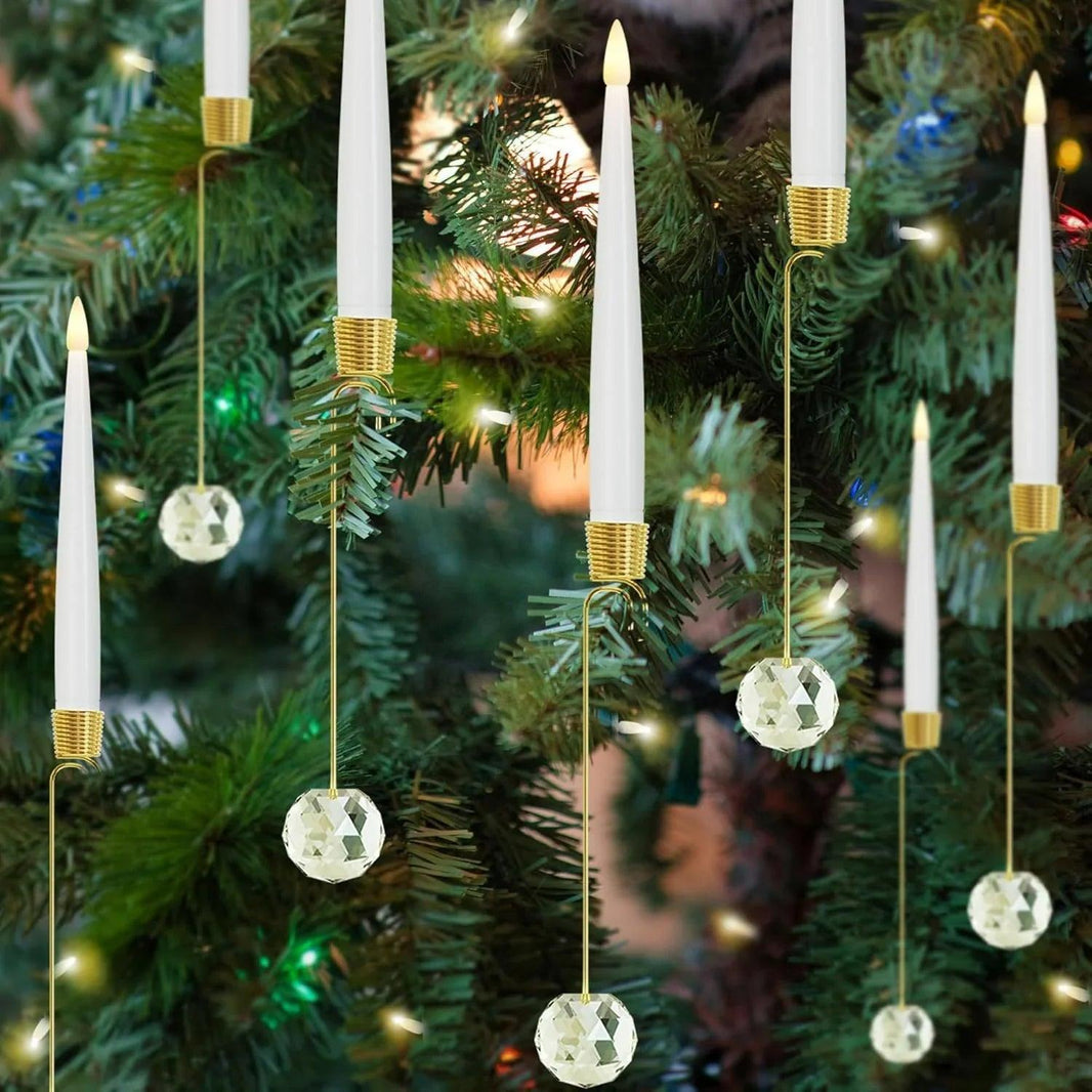 Candela di Natale LED Interna Decorazioni Natalizie per Albero di Natale Atmosfera Festiva Pendente di NataleEX-STOCK Canada